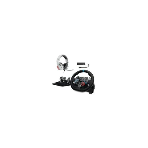 Dual-Motor Racing Wheel & Pedals – PS5, PS4, PC & Mac Compatible