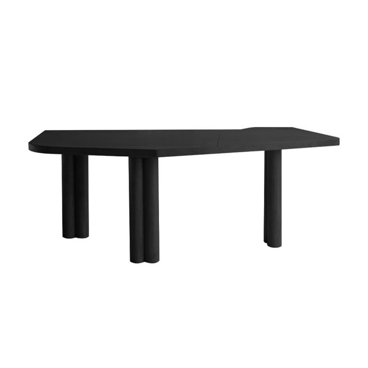 Modern Solid Wood Gaming Desk – Minimalist Workstation Table