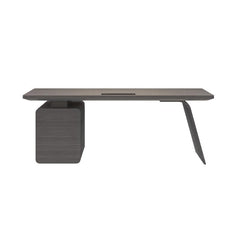 Minimalist Solid Wood Computer Desk – Large Gaming Workstation