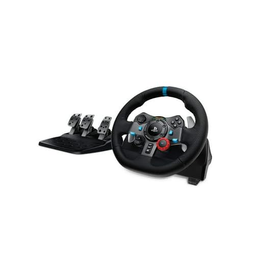 Dual-Motor Racing Wheel & Pedals – PS5, PS4, PC & Mac Compatible