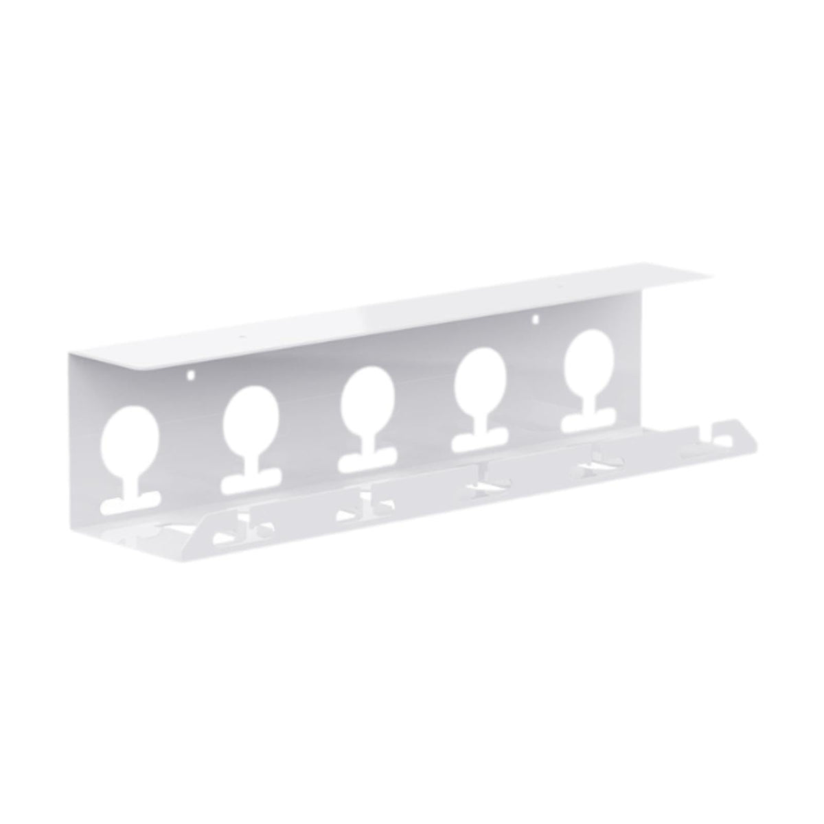Cable Management Tray for Under Desk with Iron Clamp,50 cm