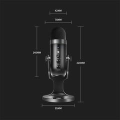 USB Condenser Microphone – Recording, Streaming & Gaming