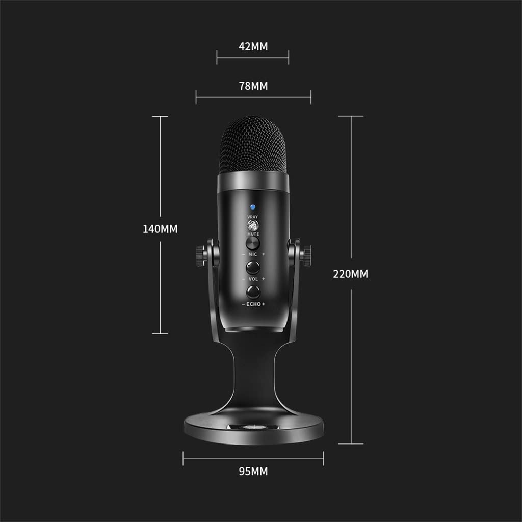 USB Condenser Microphone – Recording, Streaming & Gaming