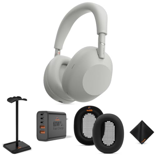 Noise Cancelling Over-Ear Headphones – Platinum Silver