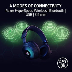 Razer Kraken V4 Pro Wireless Gaming Headset w/OLED Control Hub