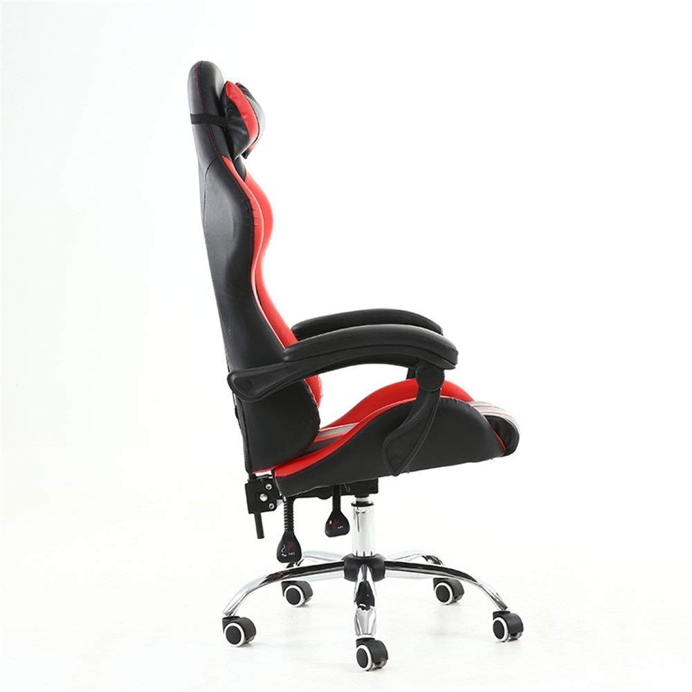 High-Back Ergonomic Gaming Chair – Lumbar Support & Headrest, Blue