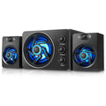 2.1 Gaming Desktop Speakers with Subwoofer & LED Lightin