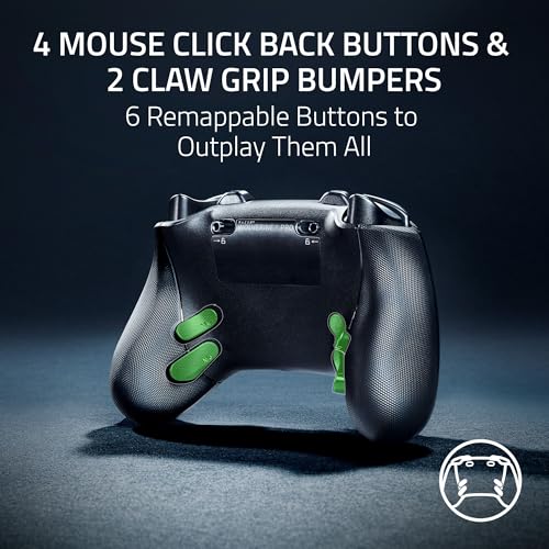 Wireless Gaming Controller – 6 Remappable Buttons, Xbox & PC Compatible