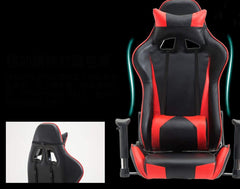 Ergonomic Racing Gaming Chair – Adjustable Reclining Design with Pillow