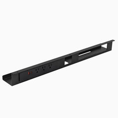 Desky Mini Cable & Power Tray Compact Cable Tray for Tidy Desks No Power
