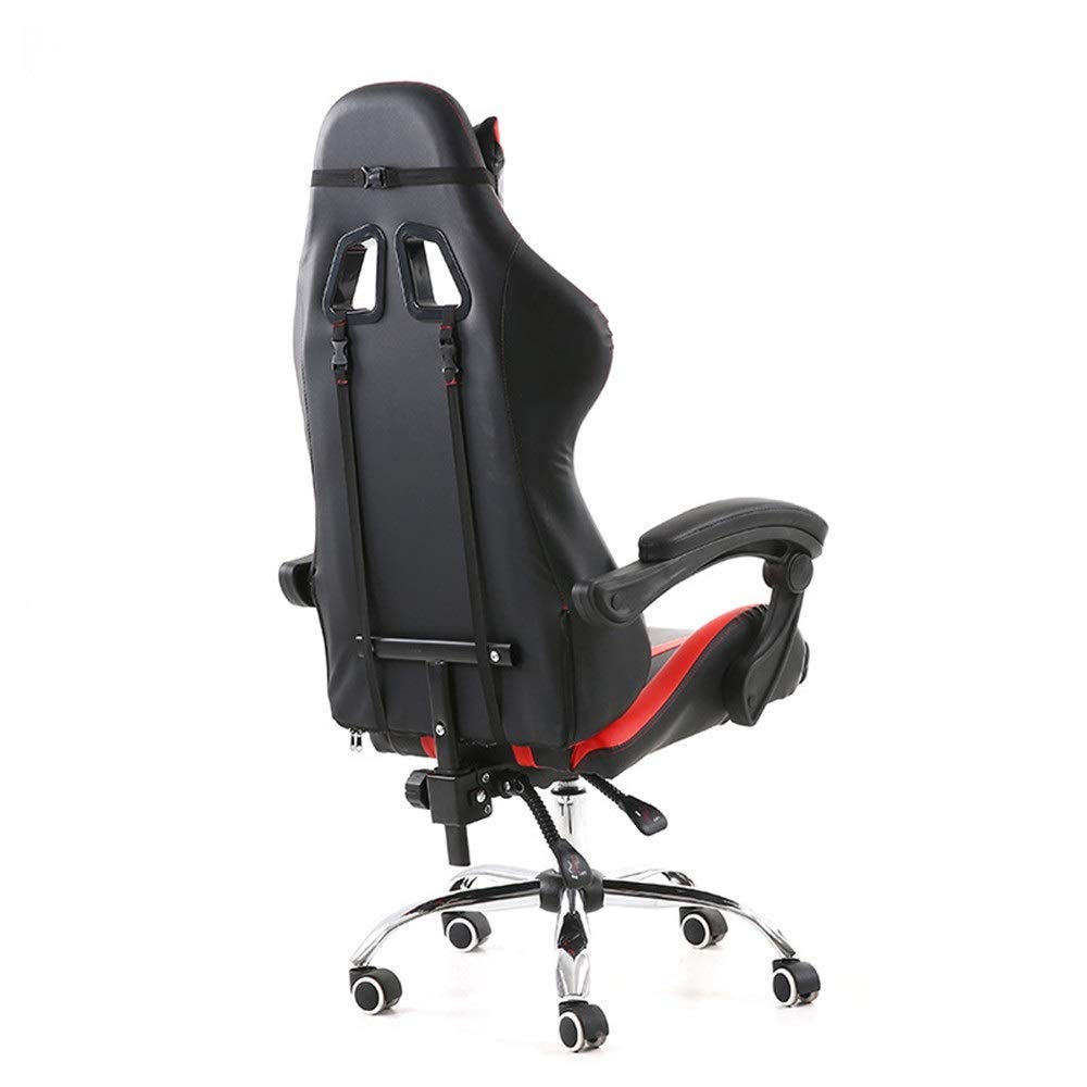 High-Back Ergonomic Gaming Chair – Lumbar Support & Headrest, Blue