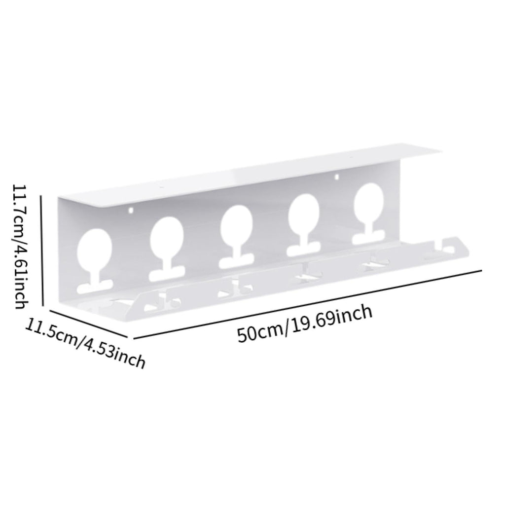 Cable Management Tray for Under Desk with Iron Clamp,50 cm