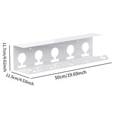 Cable Management Tray for Under Desk with Iron Clamp,50 cm