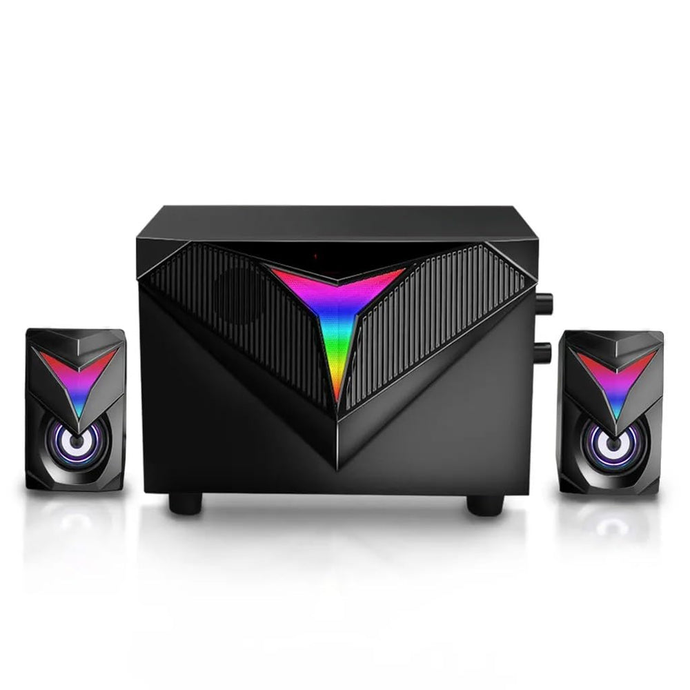 RGB 2.1 Gaming Soundbar – Stereo Surround & Deep Bass