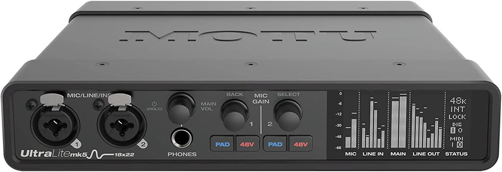 18x22 USB Audio Interface – Mixing & Effects, Multi-Platform Compatible