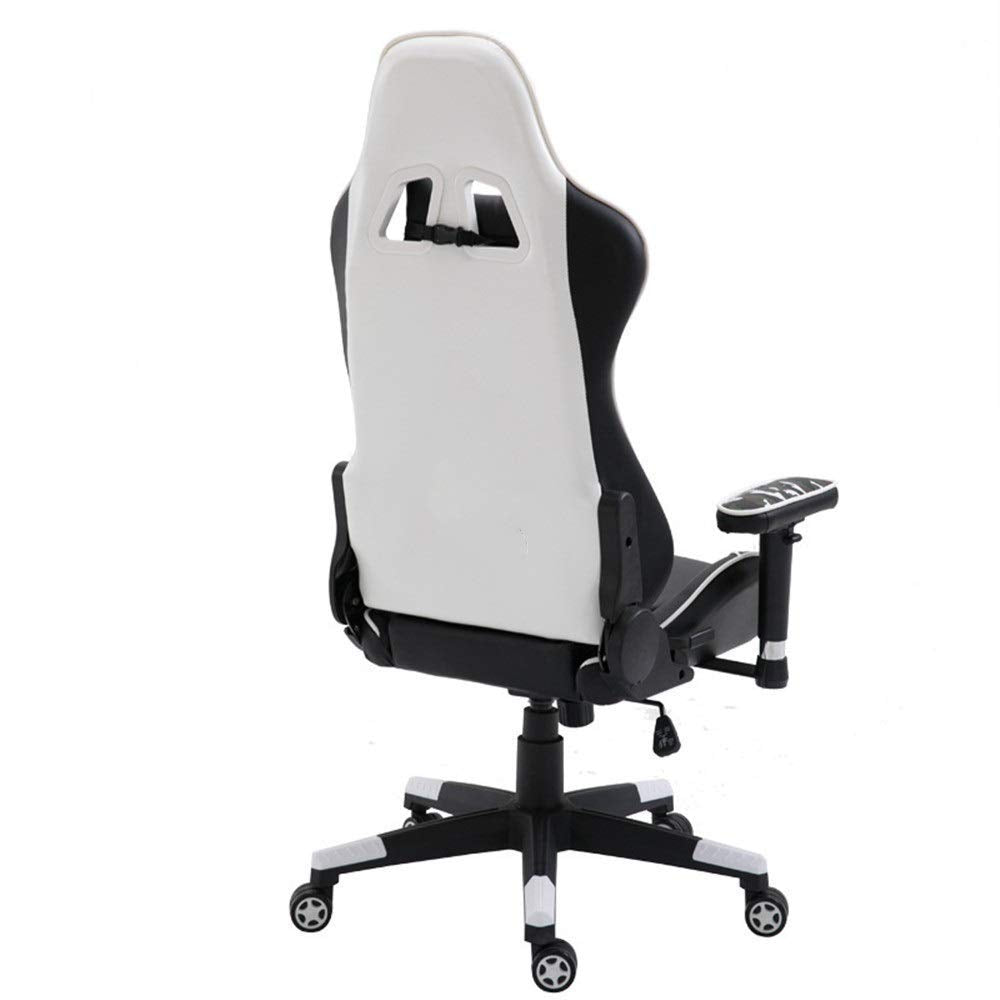 Ergonomic Reclining Gaming Chair – PU Leather, Black