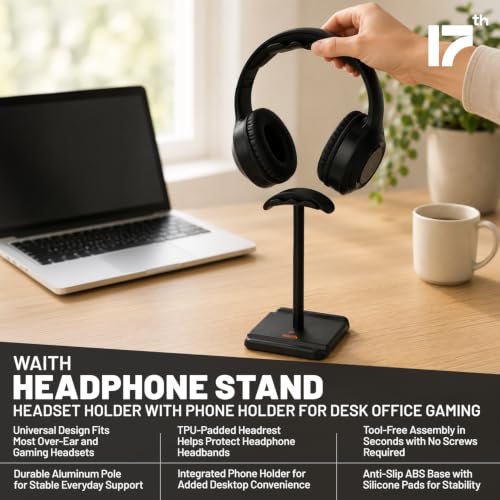 Noise Cancelling Over-Ear Headphones – Platinum Silver