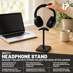 Noise Cancelling Over-Ear Headphones – Platinum Silver