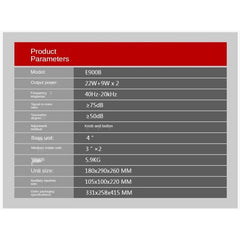 Active Subwoofer Stereo Desktop Speakers – HiFi Audio