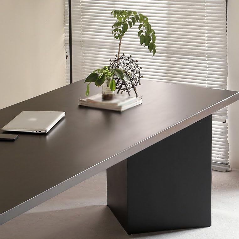 Modern Solid Wood Computer Desk – Large Gaming Workstation