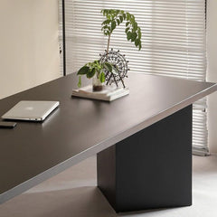 Modern Solid Wood Computer Desk – Large Gaming Workstation