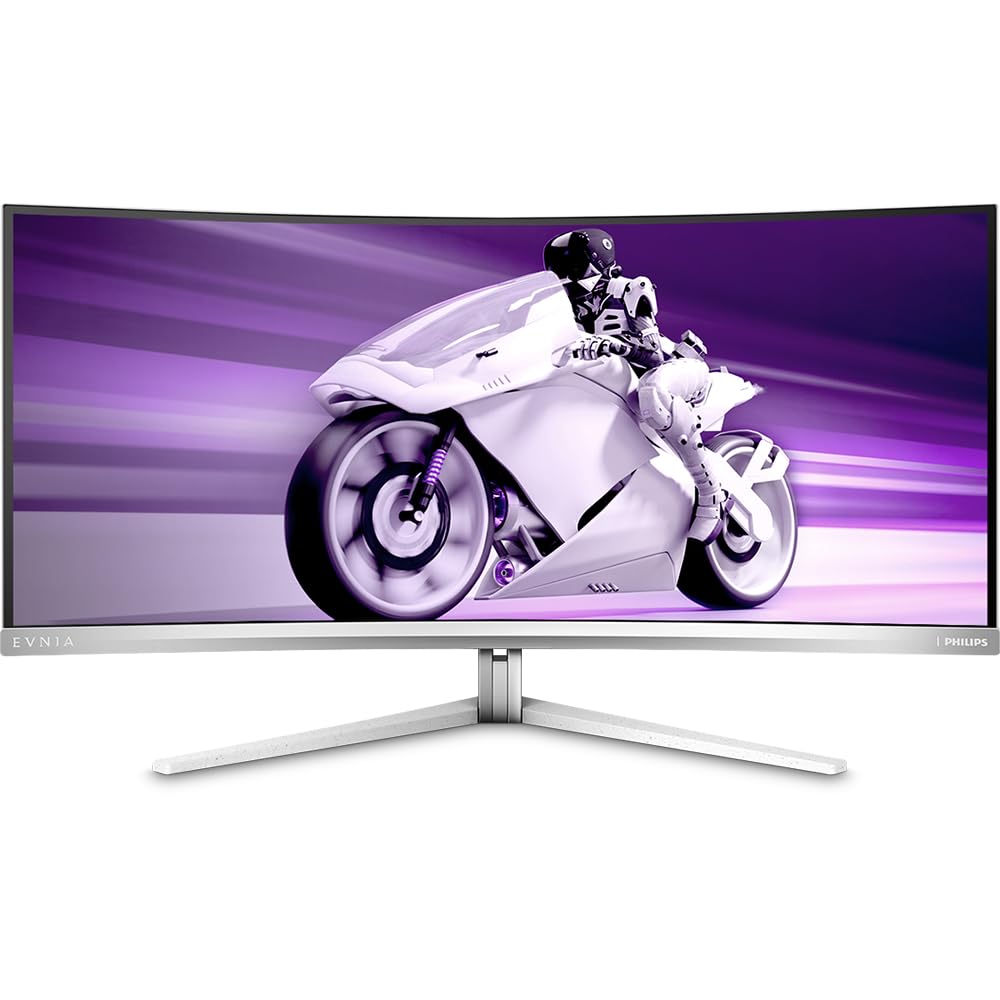 34" WQHD Curved Gaming Monitor – 165Hz, HDR, USB-C, White