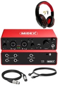 4-In/4-Out USB Audio Interface – Professional Recording