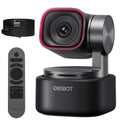 AI-Powered 4K PTZ Webcam – Spatial Audio & Smart Remote Bundle