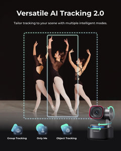 AI-Powered 4K PTZ Webcam – Spatial Audio & Smart Remote Bundle