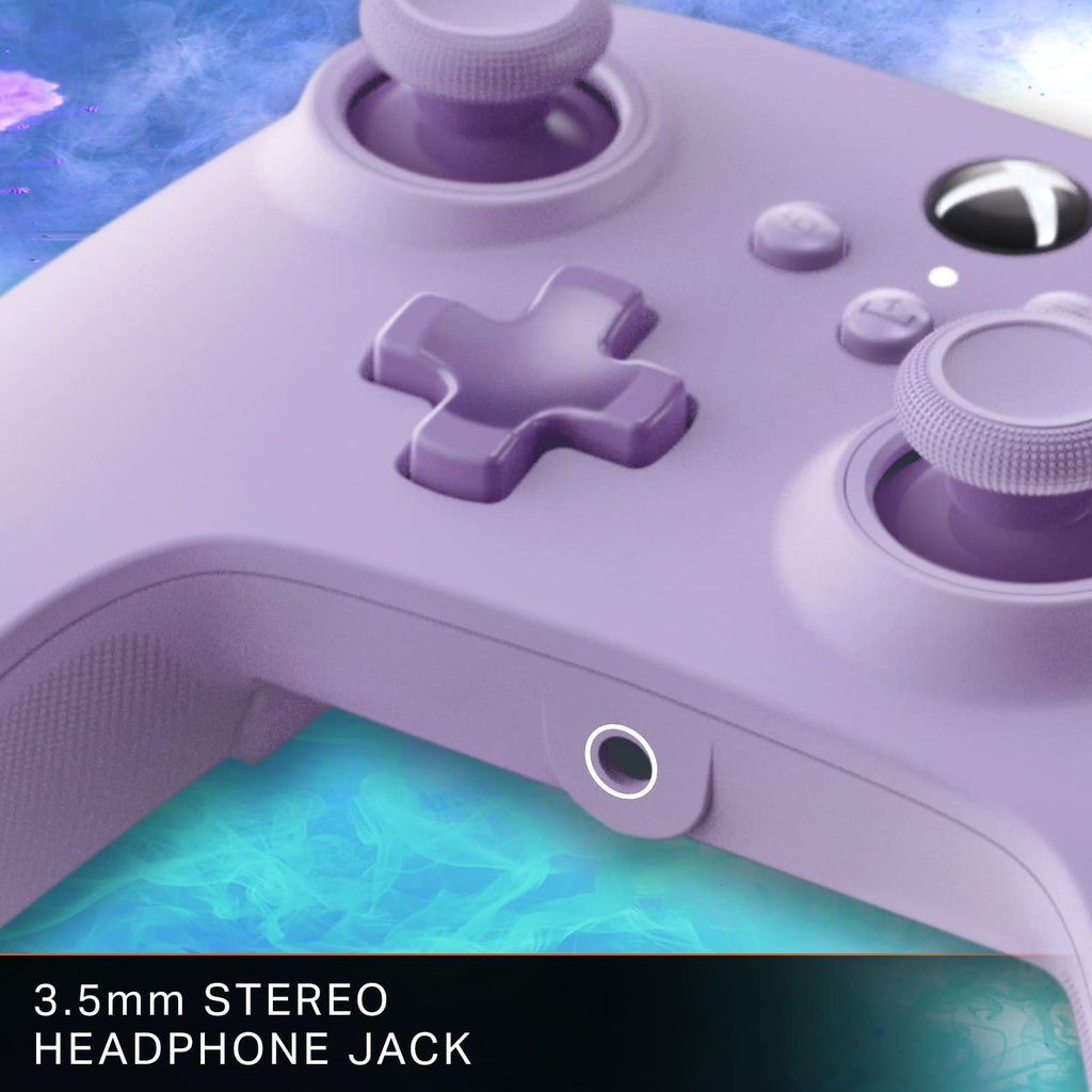 Compact Wired Gaming Controller – Lilac, Xbox & PC Compatible