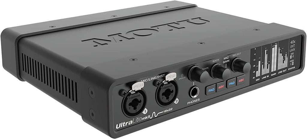18x22 USB Audio Interface – Mixing & Effects, Multi-Platform Compatible