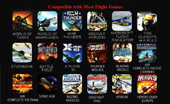 USB Flight Simulator Joystick – PC Gaming Flight Stick