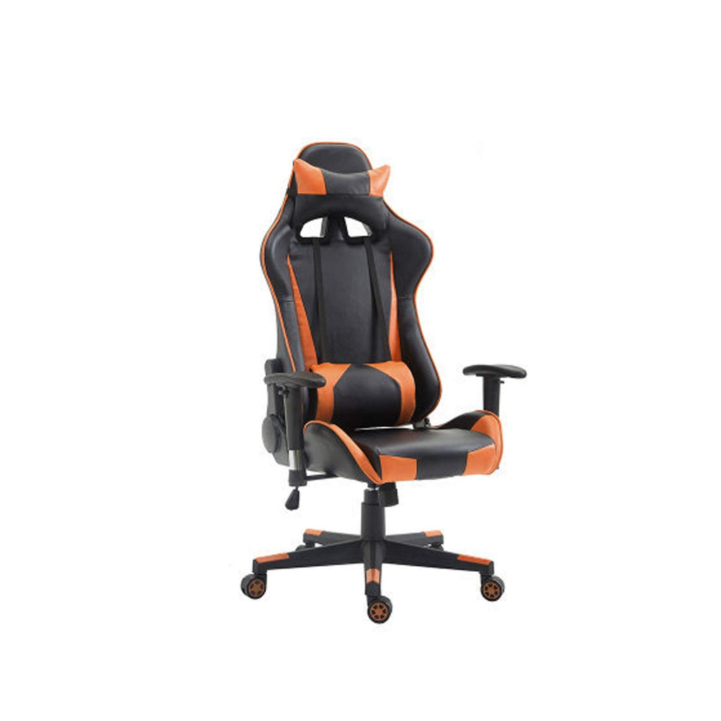 Ergonomic Racing Gaming Chair – Adjustable Reclining Design with Pillow