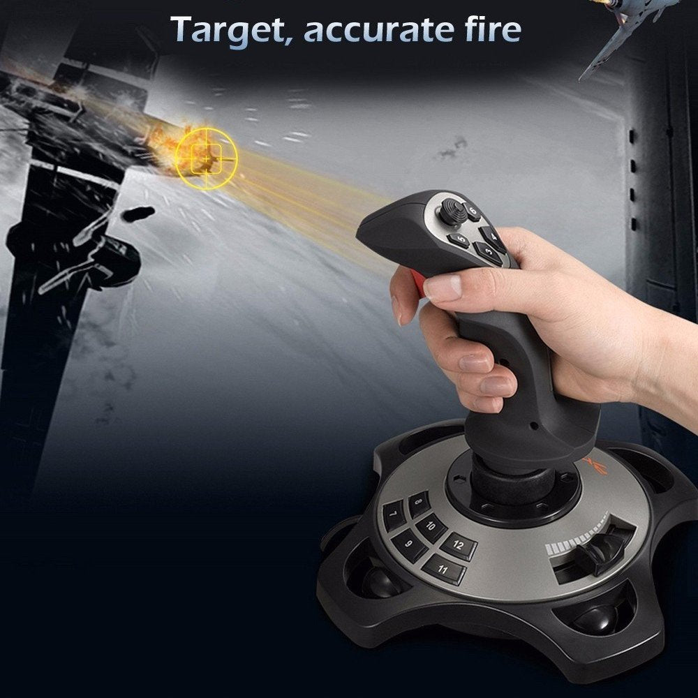 USB Flight Simulator Joystick – PC Gaming Flight Stick