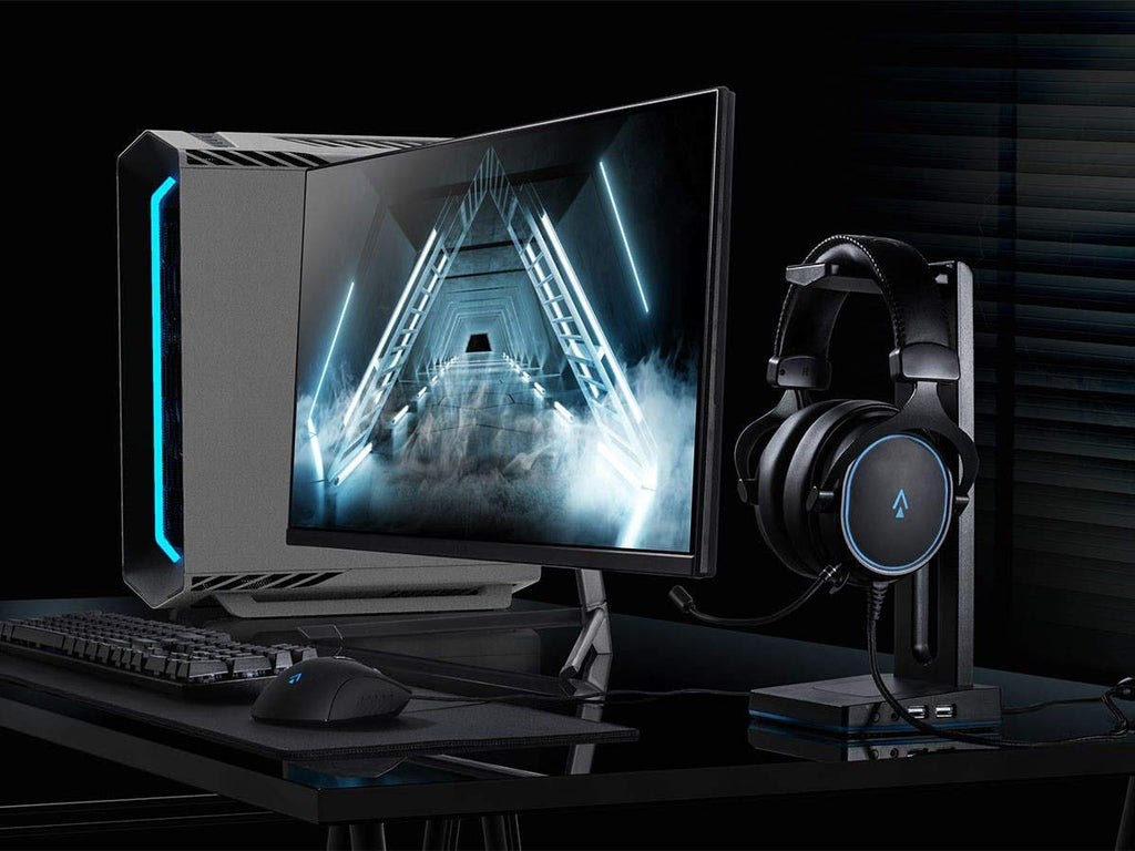 USB RGB Gaming Headset – Virtual 7.1 Surround Sound, Detachable Mic