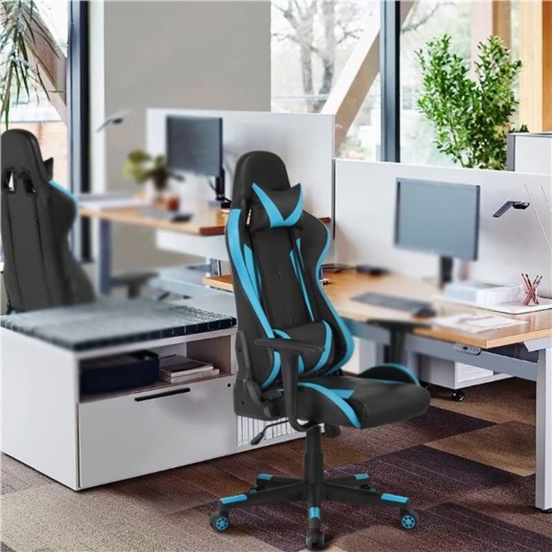 BFGRDDW Executive Adjustable High Back Faux Leather Swivel Gaming Chair