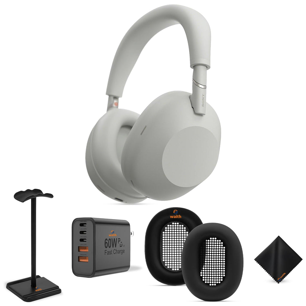 Noise Cancelling Over-Ear Headphones – Platinum Silver