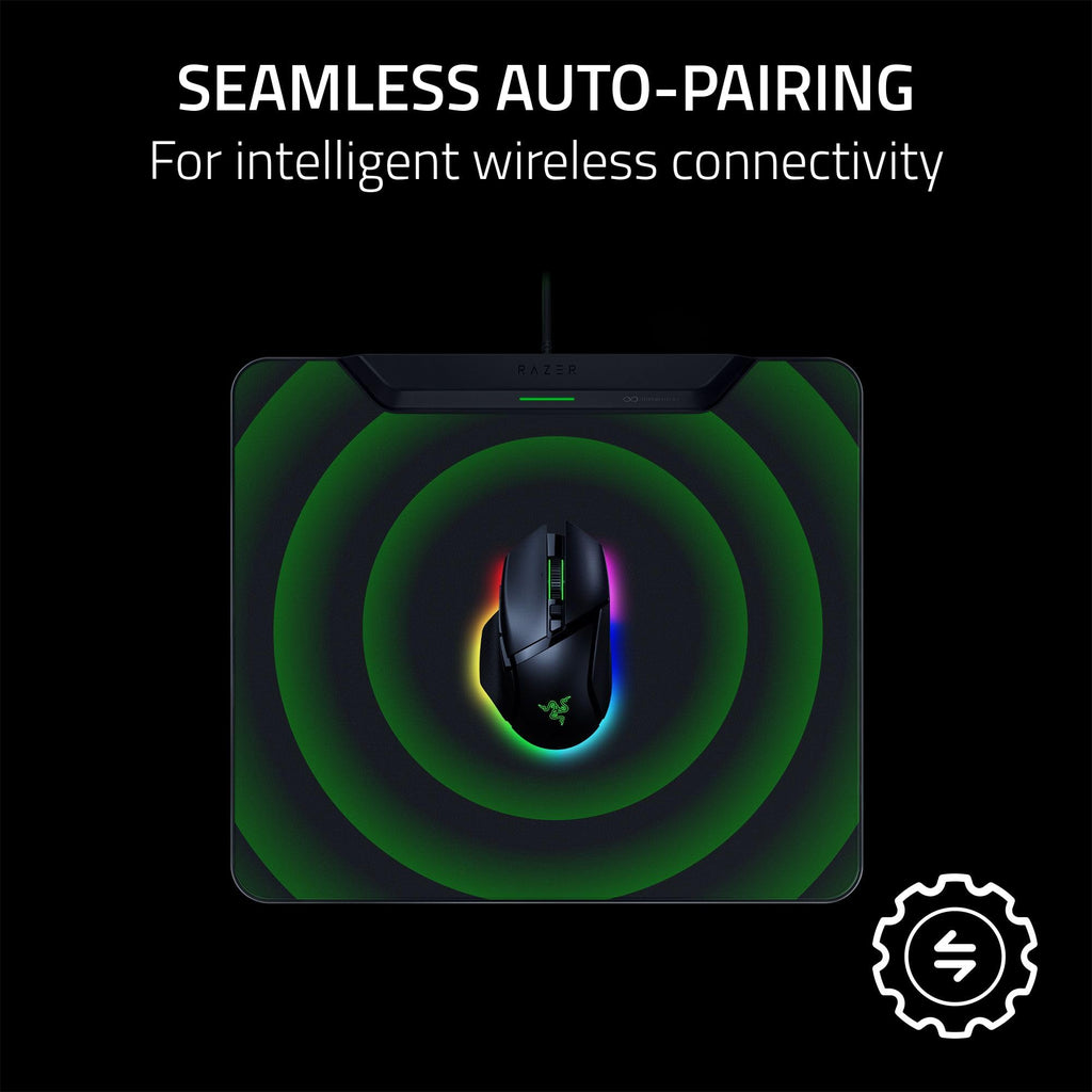 Wireless Charging Gaming Mouse Pad – Hard Surface & Charging Puck