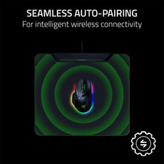 Wireless Charging Gaming Mouse Pad – Hard Surface & Charging Puck