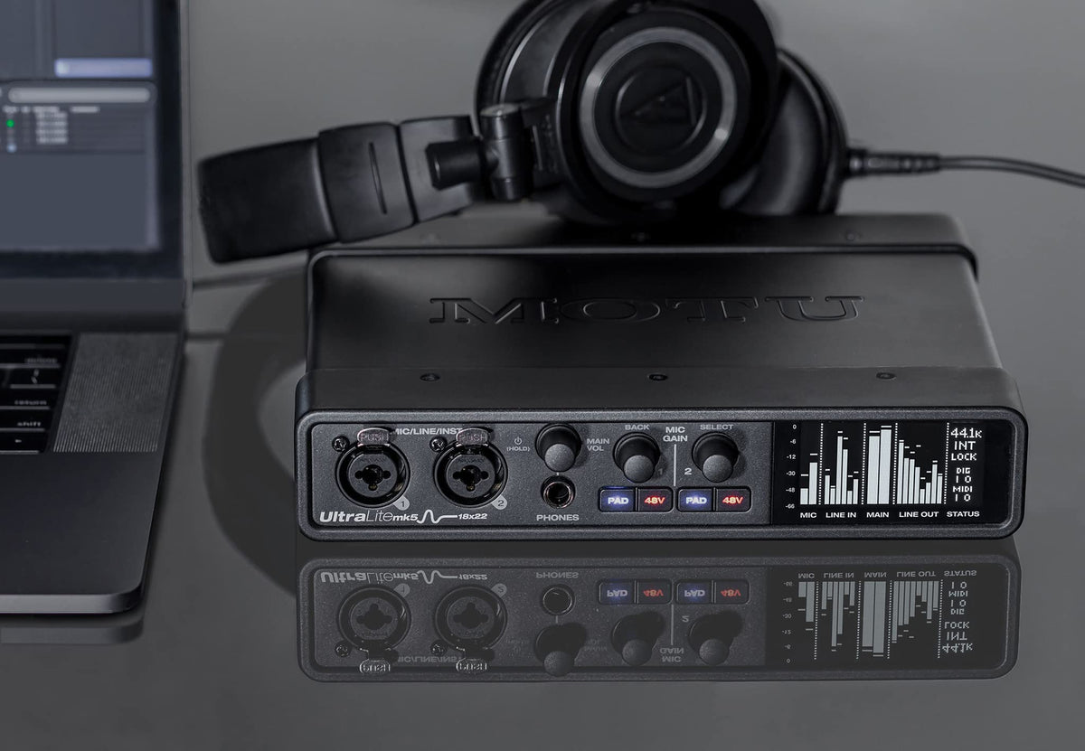 18x22 USB Audio Interface – Mixing & Effects, Multi-Platform Compatible