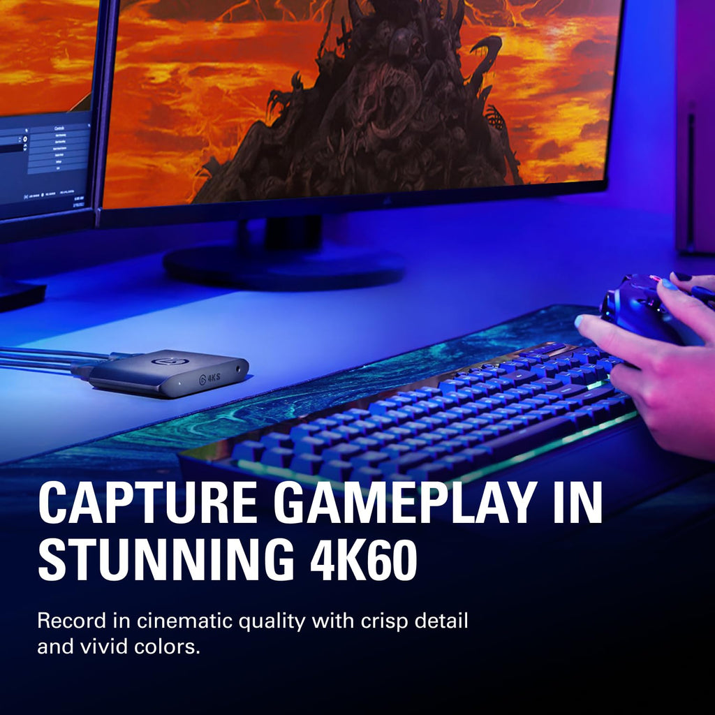 4K S Capture Card – PS5, Xbox Series X/S & Switch 2 Compatible