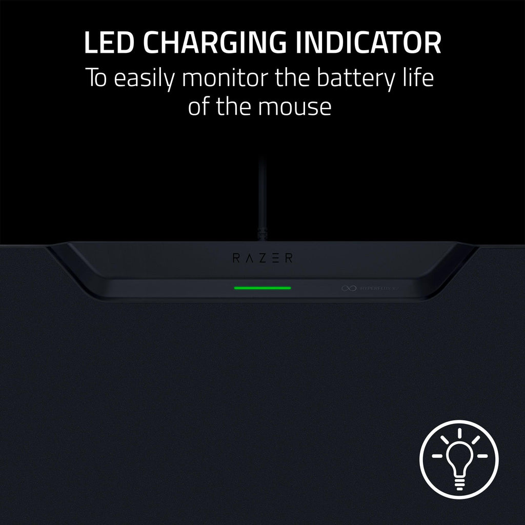 Wireless Charging Gaming Mouse Pad – Hard Surface & Charging Puck