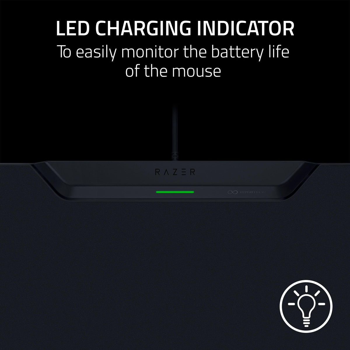 Wireless Charging Gaming Mouse Pad – Hard Surface & Charging Puck