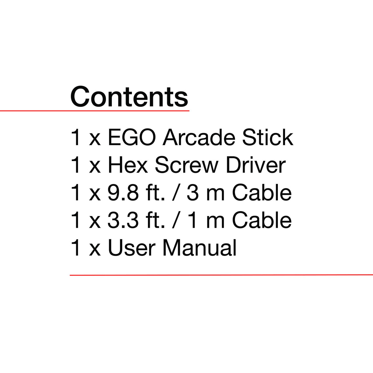 Arcade Fight Stick – Multi-Platform Wired Controller, Black