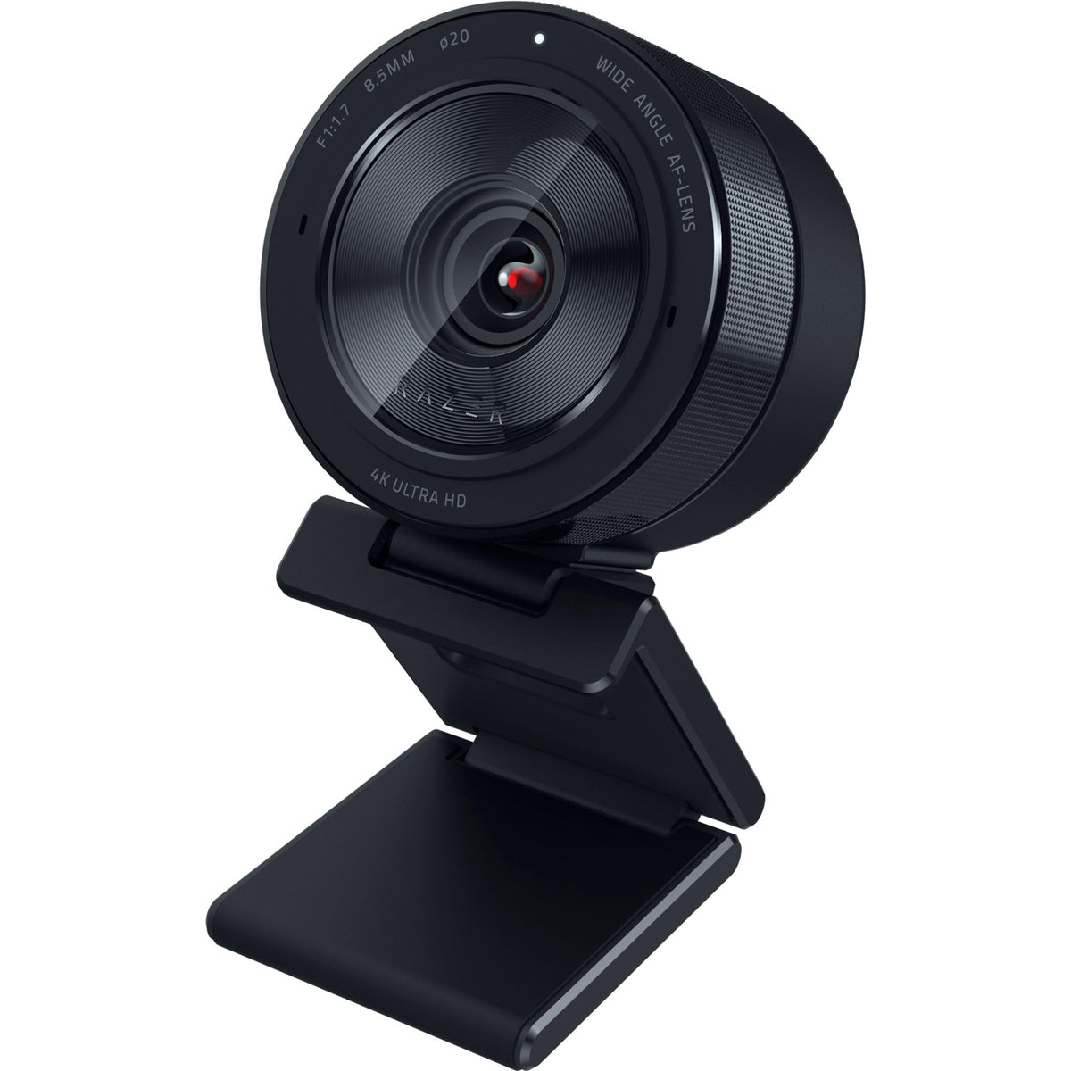 4K Webcam – Large Sensor, Auto Light Correction & Built-In Mic