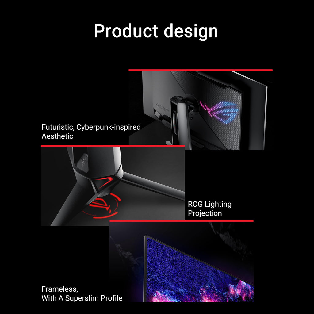 31.5" 4K QD-OLED Gaming Monitor – 3840 × 2160, Black