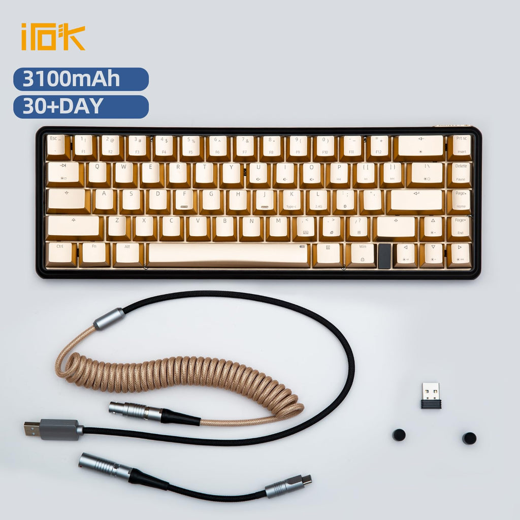 60% RGB Mechanical Gaming Keyboard – Hot-Swappable Red Switches, Metal Case