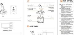 USB Flight Simulator Joystick – PC Gaming Flight Stick