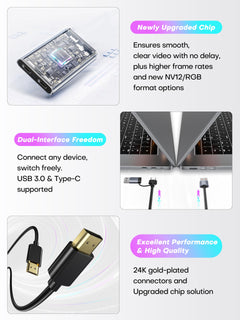 XIIXMASK USB 3.0 HDMI Capture Card