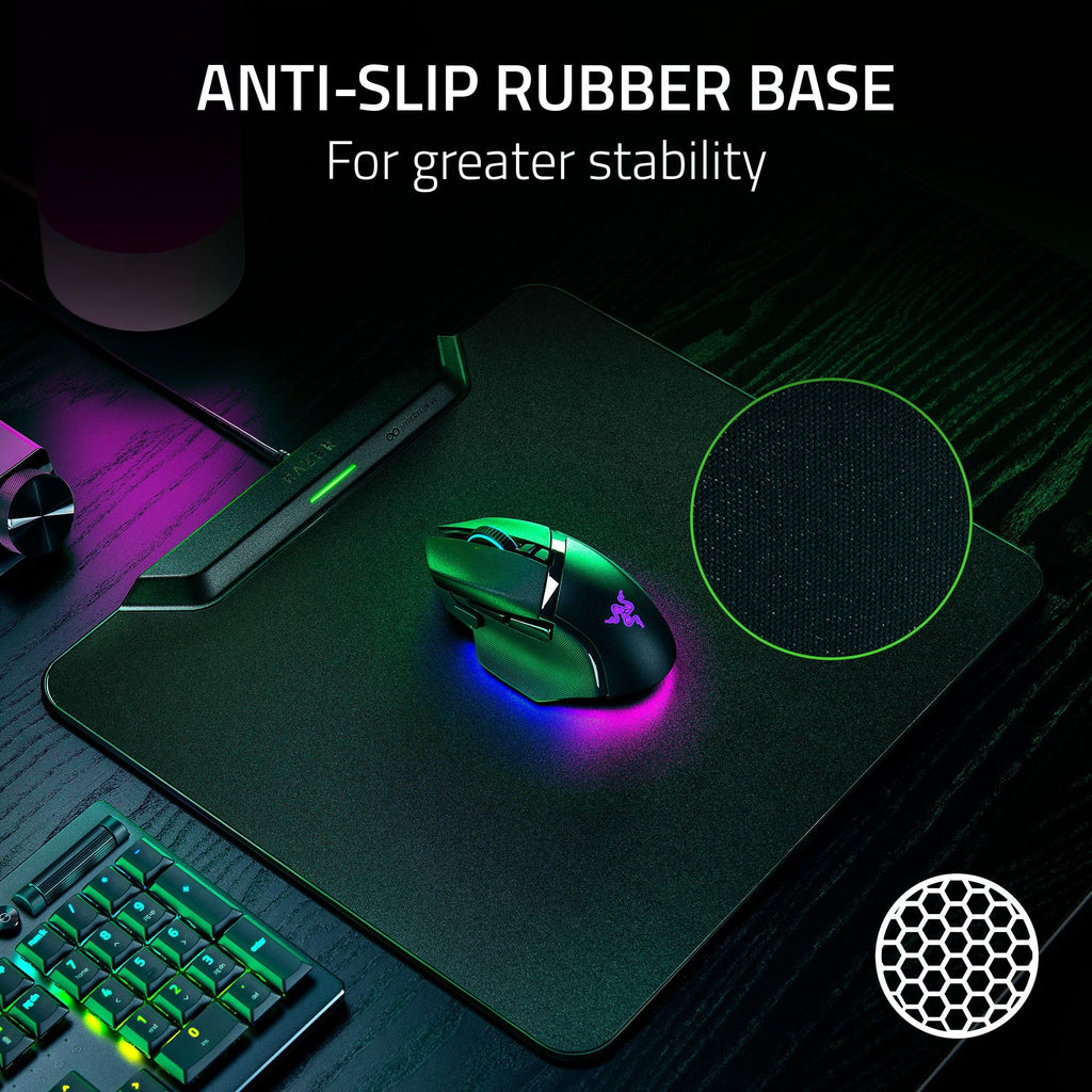 Wireless Charging Gaming Mouse Pad – Hard Surface & Charging Puck